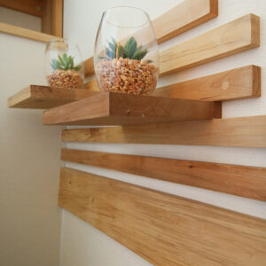 壁付けレイアウト棚